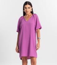 Vestido Feminino Liso Rovitex Roxo