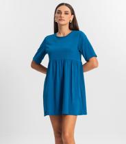Vestido Feminino Liso Select Azul