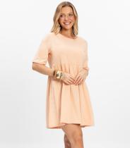 Vestido Feminino Liso Select Bege