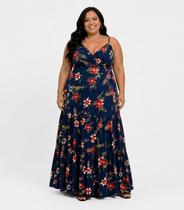 Vestido Feminino Longo De Alcinha Midsize Select Azul Vestido Feminino Longo De Alcinha Midsize Select Azul