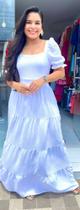 Vestido feminino longo duna Vestido feminino longo duna
