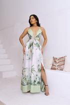Vestido Feminino Longo em Crepe Forrado Lançamento Verão Vestido Feminino Longo em Crepe Forrado Lançamento Verão