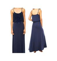 Vestido Feminino Longo Liso Regata Renda Fenda Moda Verão Rovitex Endless