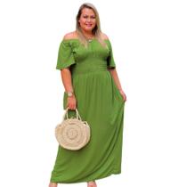 Vestido Feminino Longo Plus Size Moda Novo Estampado GG,G1,G2