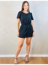 Vestido feminino manga curta