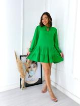 vestido feminino manga longa