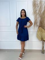 Vestido feminino mid ciganinha ombro a ombro vestidos de festa curto soltinho moda evangelica cristã