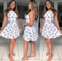 Vestido Feminino Midi Estampado