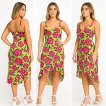 Vestido Feminino Midi Estilo Sereia de Alcinha Malha Fria Plus Size Confortável Envio Imediato Vestido Feminino Midi Estilo Sereia de Alcinha Malha Fria Plus Size Confortável Envio Imediato