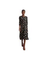 Vestido feminino midi poá estampado - marialícia Vestido feminino midi poá estampado - marialícia