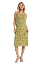 Vestido Feminino Midi Tropical Devorê Marialícia - Conforto e Estilo