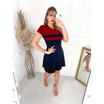 Vestido Feminino Moda Evangélica Manga Curta Básico Soltinho malha Viscolycra Vestido Feminino Moda Evangélica Manga Curta Básico Soltinho malha Viscolycra