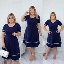 Vestido Feminino Moda Evangélica Midi Godê