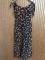 Vestido feminino - Preto com Floral