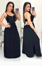 Vestido Feminino Preto Tam M Divini Moda Vestido Feminino Preto Tam M Divini Moda