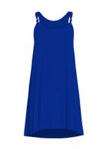 Vestido Feminino Regata com Detalhe em Nó Curto Liso Fresco para dia dia Tribo Livre