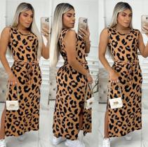 Vestido Feminino Regata Estampado Gabriela