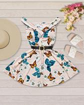 Vestido Feminino Rodado ombro a ombro Moda Roupas Femininas