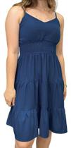 Vestido Feminino Suri Curto Viscose Lastex Com Bojo Integrado