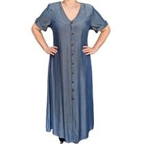 Vestido Feminino Tencel La Belle Plus Size Longo