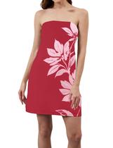 Vestido feminino TERIVEEK sem alças, tubo, mini boho, estampa floral Vestido feminino TERIVEEK sem alças, tubo, mini boho, estampa floral