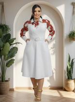 Vestido Feminino Terra Prometida Midi Festas Social