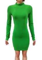 Vestido Feminino Texturizado Sem Bojo Manga Longa Vestido Feminino Texturizado Sem Bojo Manga Longa