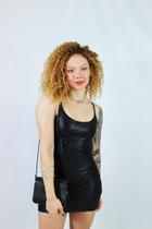 Vestido Feminino Tubinho Alça Curto Cirrê Cores Lisas