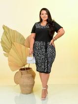 Vestido Feminino Tubinho Moda Evangélica Plus Size Atacado