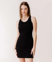 Vestido Feminino Tubinho Vazado Sem Manga Marisa-31007