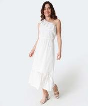 Vestido Feminino Um Ombro Só Marisa Off White-59126