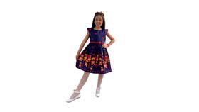 Vestido Feminino Ursinho Moda Infantil Menina Fofinho Azul