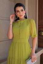 Vestido feminino verde