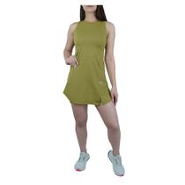 Vestido Feminino Vivame Com Shorts Padel Verde Médio - 3006