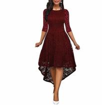 Vestido Festa 80 Renda Madrinha Formatura Plus Size Civil