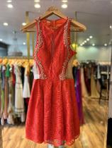 Vestido festa curto magalu laranja tam 36 Vestido festa curto magalu laranja tam 36
