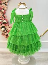 Vestido Festa Encanto Blitz Verde para Meninas