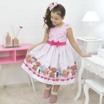 Vestido Festa Infantil da Patrulha Canina