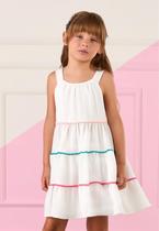 Vestido Festa Infantil Midi Menina Off Mon Sucré