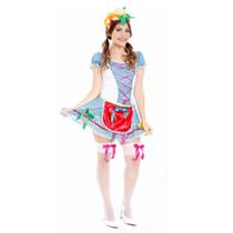 Vestido Festa Junina Adulto, Vestido Xadrez Azul Vestido Festa Junina Adulto, Vestido Xadrez Azul