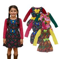 Vestido Festa Junina Infantil Caipirinha Isabela Vestido Festa Junina Infantil Caipirinha Isabela