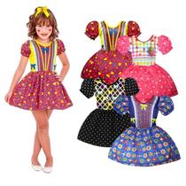 Vestido Festa Junina Infantil Coleção Fofurinhas Vestido Festa Junina Infantil Coleção Fofurinhas