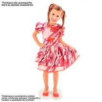 Vestido Festa Junina Infantil de Luxo Para Quadrilha Escola