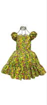 Vestido Festa Junina Infantil Luxo Menina Arraia Caipira Roupa São João Vestido Festa Junina Infantil Luxo Menina Arraia Caipira Roupa São João