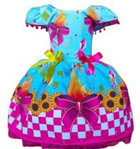 Vestido Festa Junina Laços Vestido Festa Junina Laços