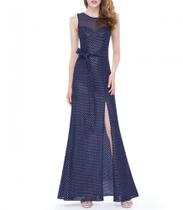 Vestido Festa Longo Azul Marinho/royal Madrinha Vestido Festa Longo Azul Marinho/royal Madrinha