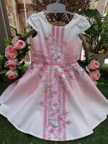 Vestido Festa Luxo Paraiso Menina Infantil 1 2 3 4 Ref 9897