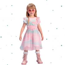 Vestido Festa Petit Cherie Dancing Ballet Colorido Vestido Festa Petit Cherie Dancing Ballet Colorido