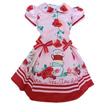 Vestido festa princesas disney luluzinha rosa 811194 Vestido festa princesas disney luluzinha rosa 811194