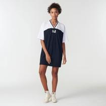 Vestido Fila Strret Hope Preto e Branco